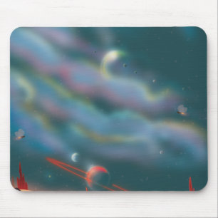Mousepad Alienígena mundo paisagem