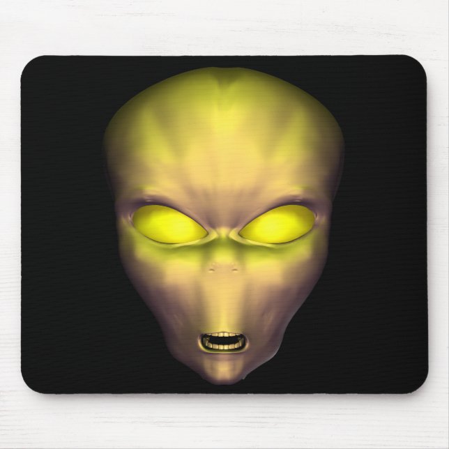 Mousepad Alienígena ouro (Frente)