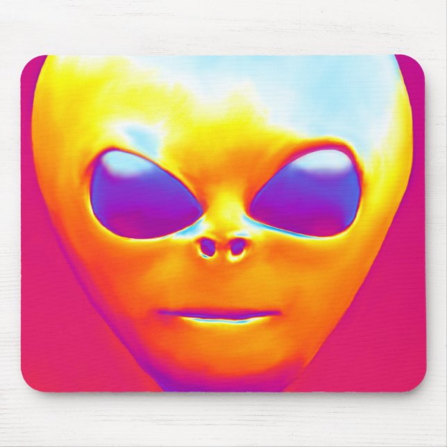 Mousepad Alienígena psicodélica (Frente)