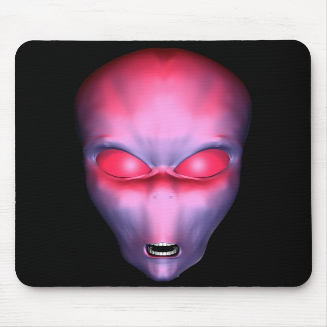 Mousepad Alienígena Vermelha Face (Frente)