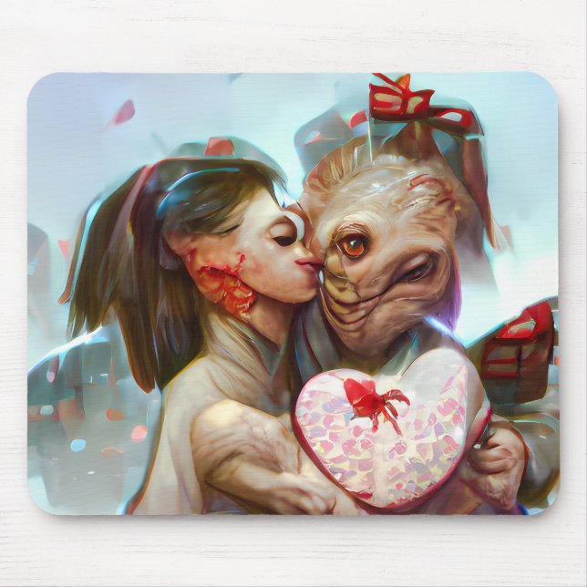 Mousepad Alienígena Whimsical Romance (Frente)