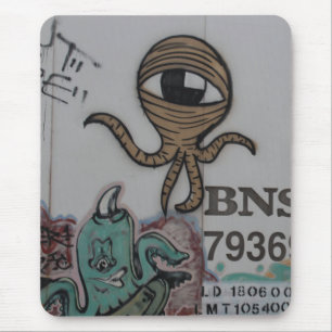 Mousepad Aliens Graffitti