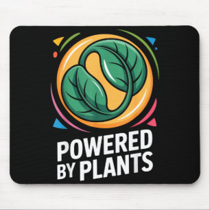 Mousepad Alimentado Por Plantas Amantes de Legumes Estilo d