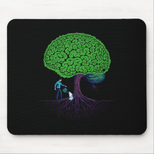 Mousepad Alimentando o cérebro Sensibilização para a saúde