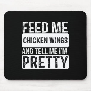 Mousepad Alimente-Me Asas De Frango - Churrasco Sobre Grelh
