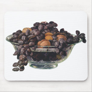Mousepad Alimentos Antigos, Nozes e Amendoins, Frutas e Noz