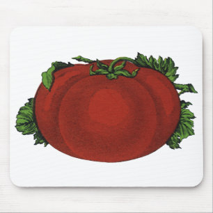 Mousepad Alimentos Antigos, Tomate Maduro, Legumes e Frutas