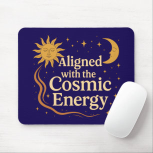 Mousepad Alinhado com o Boho Celestial Energia Cósmica