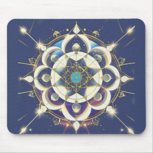 Mousepad Alinhamento Estrela Dourada – Um Universo de Geome