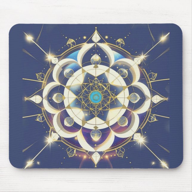Mousepad Alinhamento Estrela Dourada – Um Universo de Geome (Frente)