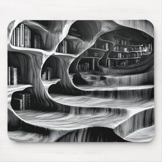 Mousepad Alivio de Escala de Cinza de Alto Contraste Origin (Frente)