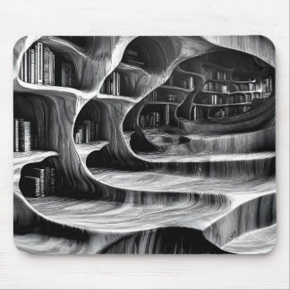 Mousepad Alivio de Escala de Cinza de Alto Contraste Origin