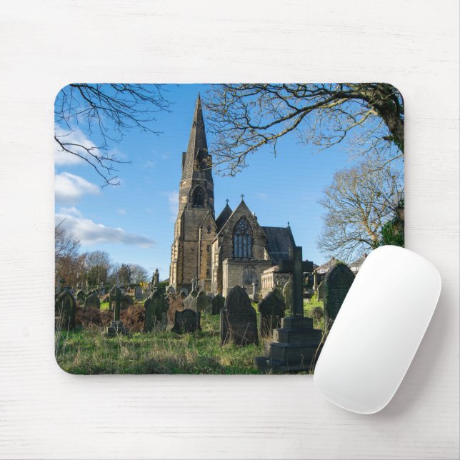 Mousepad All Saints Church, Salterhebble (Com mouse)