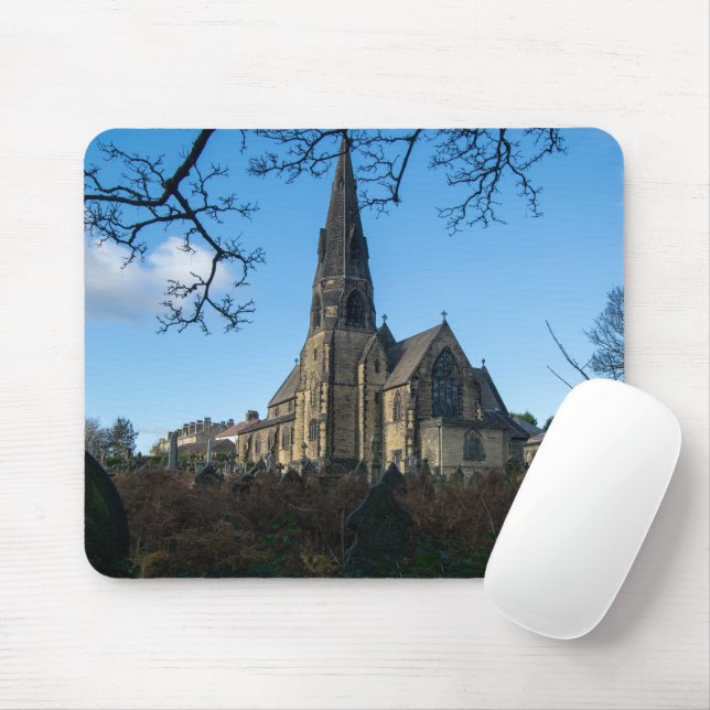 Mousepad All Saints Church, Salterhebble (Com mouse)