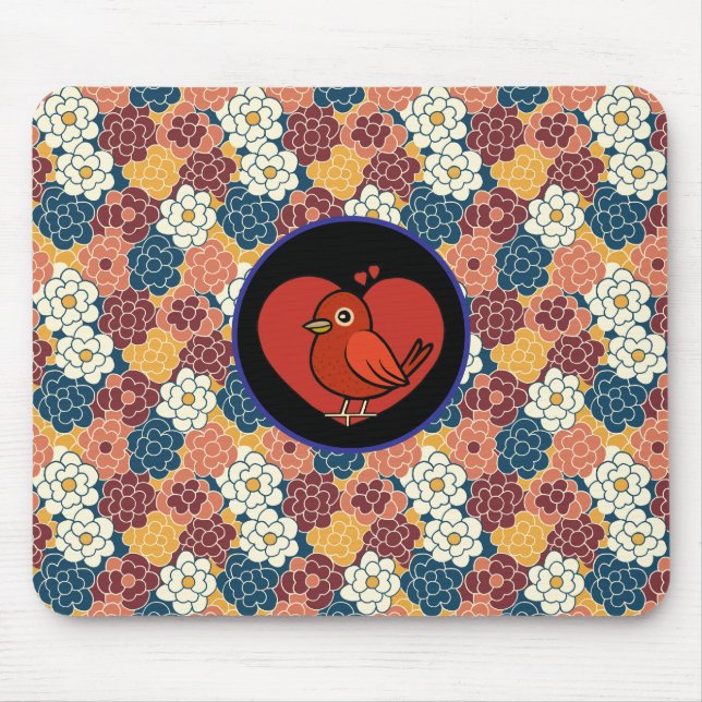 Mousepad allover flower design (Frente)
