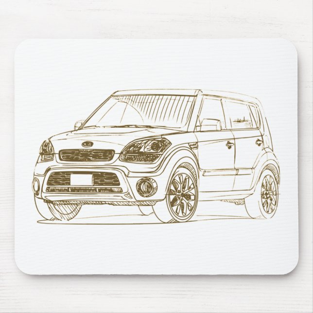 Mousepad Alma 2012 de Kia (Frente)