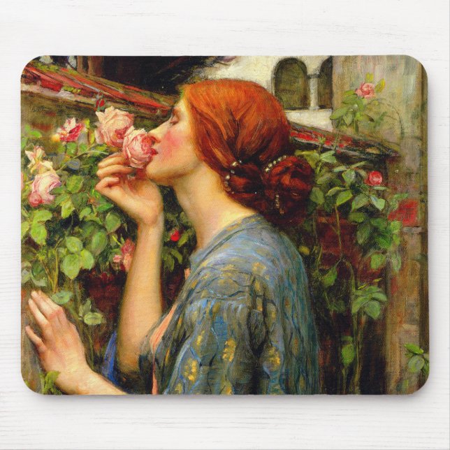 Mousepad Alma da Rosa John William Waterhouse (Frente)