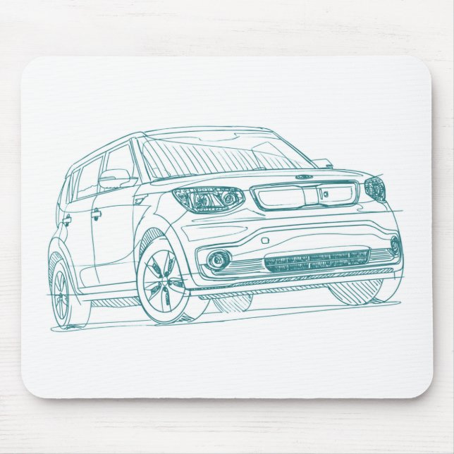 Mousepad Alma EV 2015 de Kia (Frente)