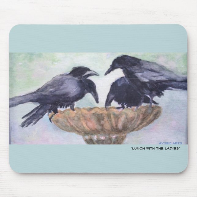Mousepad "Almoço com o tapete do rato das senhoras" (Frente)