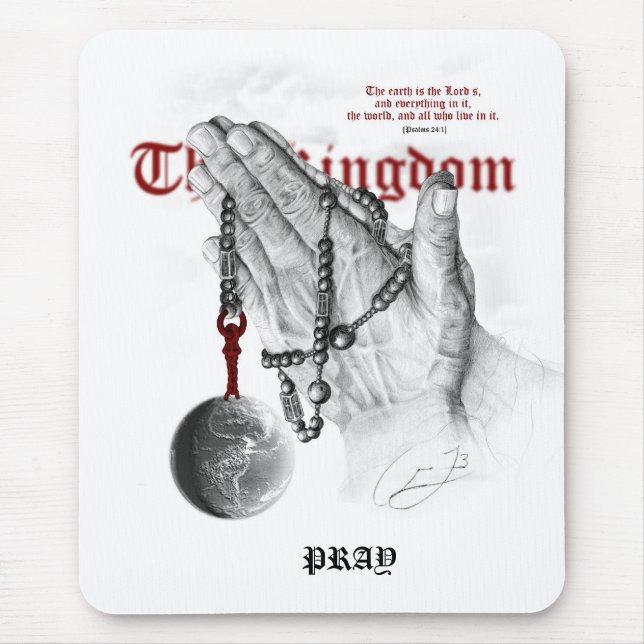 Mousepad Almofada da oração (Frente)