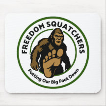 Almofada de Mouse Freedom Squatchers "Big Foot Dow