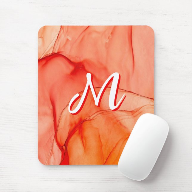 Mousepad Almofada de Mouse Personalizada com Monograma para (Com mouse)