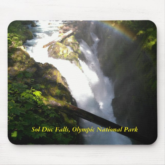 Mousepad Almofada de Mouse Sol Duc Falls (Frente)
