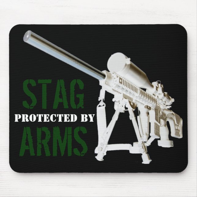 Mousepad Almofada de rato AR15 protegida pelos BRAÇOS do (Frente)