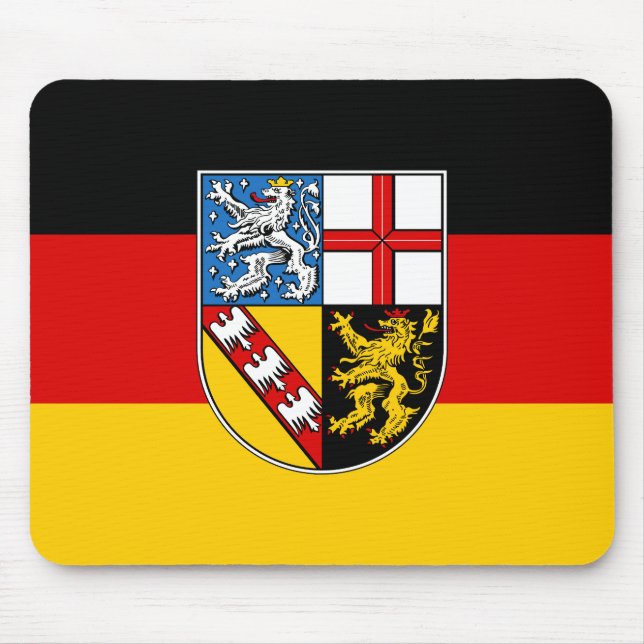 Mousepad Almofada de Rato Bandeira de Sarre (Frente)