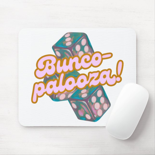 Mousepad Almofada de rato Bunco-palooza (Com mouse)
