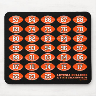 Mousepad Almofada de Rato Campeões Estaduais de Futebol Art
