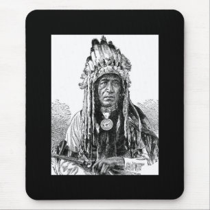Mousepad Almofada de rato chefe indiano