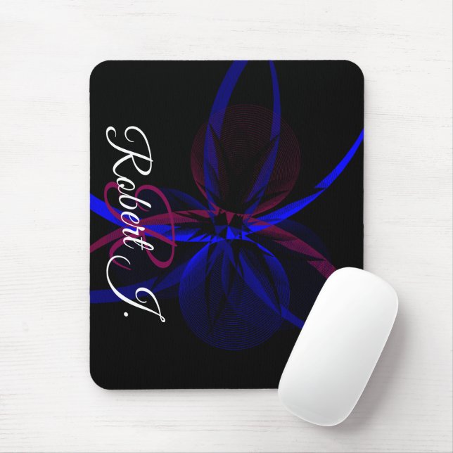 Mousepad Almofada de Rato de Abstração Geométrica (Com mouse)