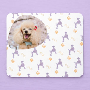 Mousepad Almofada de Rato de Foto Personalizada de Poodle L