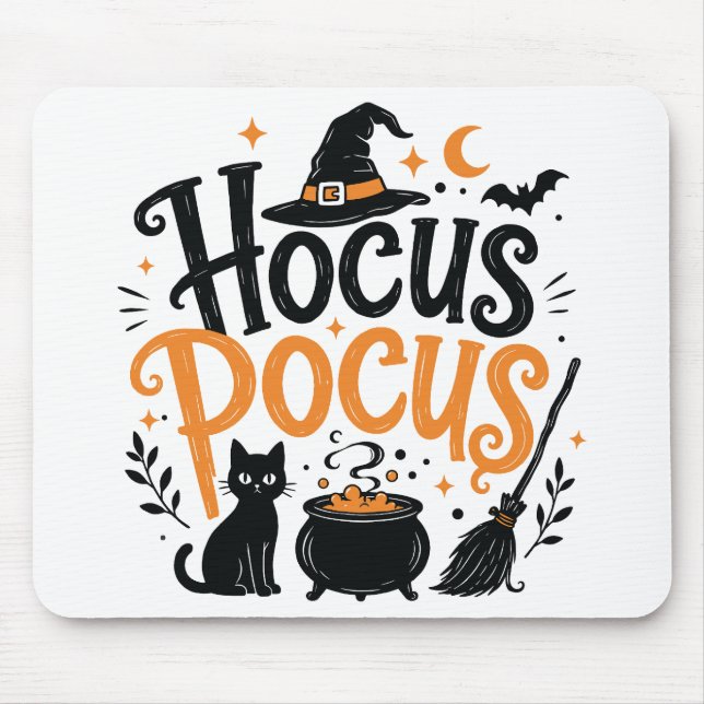 Mousepad Almofada de Rato de Halloween Hocus Pocus (Frente)