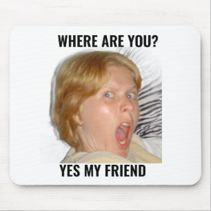 Mousepad Almofada de Rato de Meme de Jogador Engraçado – “O