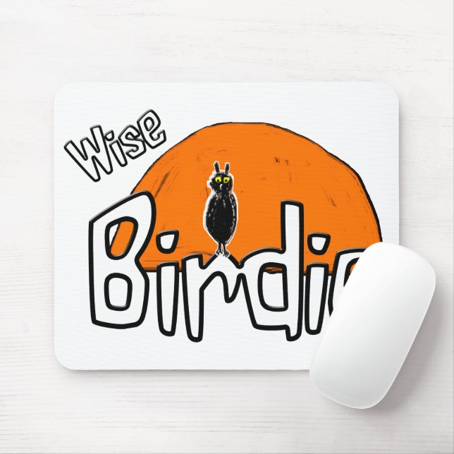 Mousepad Almofada de rato de passarinho sábio (Com mouse)
