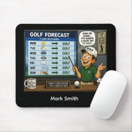 Mousepad Almofada de Rato de Previsão de Golfe Ditoza de Go