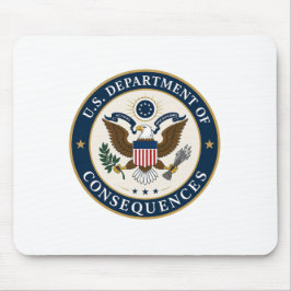 Mousepad almofada de rato do departamento de consequências 