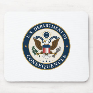 Mousepad almofada de rato do departamento de consequências