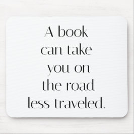 Mousepad Almofada de Rato Estrada Menos Percorrida