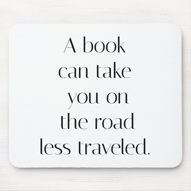 Mousepad Almofada de Rato Estrada Menos Percorrida (Frente)