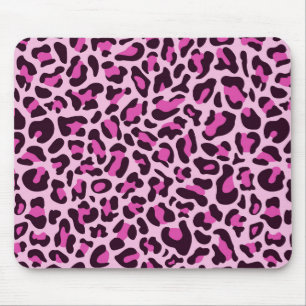 Mousepad Almofada de Rato Feminina com Estampa de Leopardo