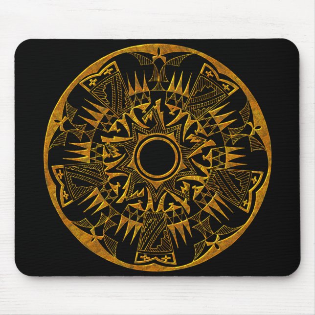 Mousepad Almofada de Rato Indígena Americano 1 (Frente)