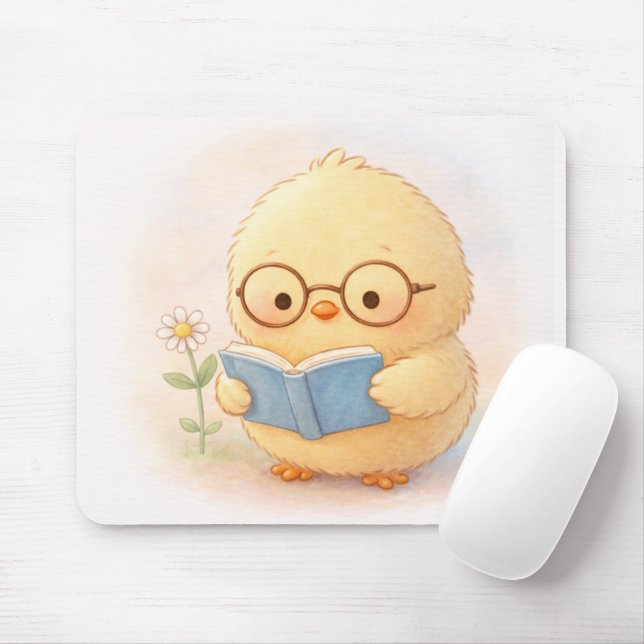Mousepad Almofada de Rato Leitinha Alma Fofa (Com mouse)