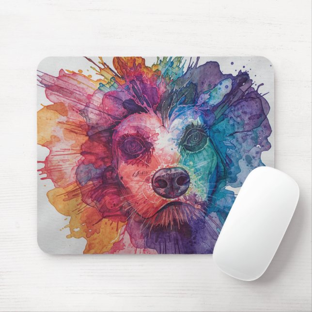 Mousepad Almofada de Rato Moderna Única e Tendência Brandy (Com mouse)