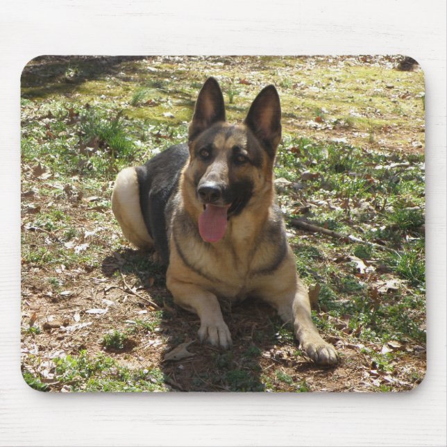 Mousepad Almofada de Rato Pastor Alemão (Frente)