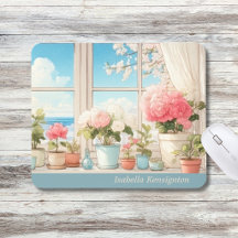 Almofada de Rato Personalizada Botânica Romântica