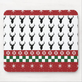 Mousepad Almofada de Rato Personalizada Fair Isle Natal Cer