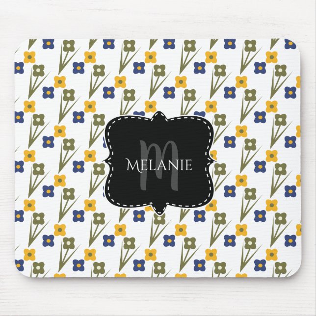 Mousepad Almofada de Rato Personalizada Jardim Pixie Florai (Frente)